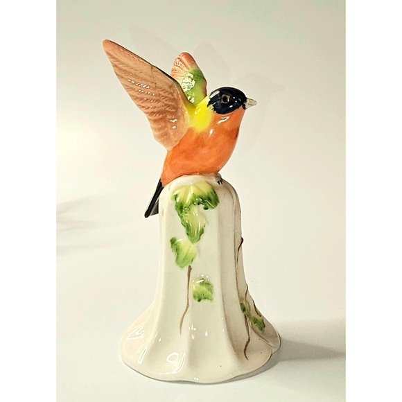 Vintage Ardalt Lenwile Bone China Bell Oriole Bird 5 inches Tall - Picture 1 of 9